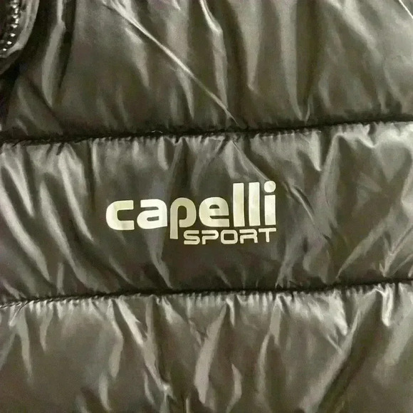 North Texas Celtics Futbol Club Puffer Quilted Zip Vest Black Size M NEW NWT - Picture 2 of 12